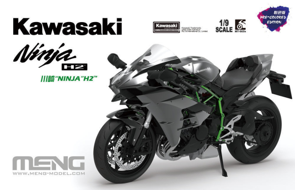 1/9 Kawasaki Ninja H2 (Pre-colored Edition)